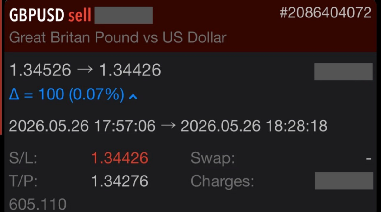 Rich C. GBPUSD 26 May 2026